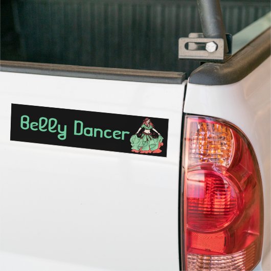 Belly Dancer Fritzie Bumpersticker (Op Truck)