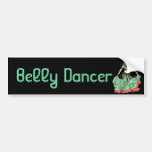 Belly Dancer Fritzie Bumpersticker (Voorkant)