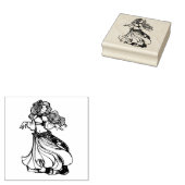 Belly Dancer Goddess Rubberstempel (Gestempeld)