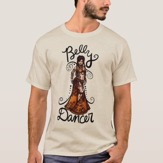 Belly Dancer Goddess T-shirt (Voorkant)