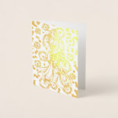 Belly Dancer Gold Folie Kaarten (Voorkant)