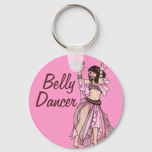Belly Dancer Habibi Sleutelhanger (Voorkant)