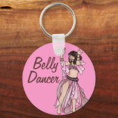 Belly Dancer Habibi Sleutelhanger (Voorkant)