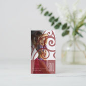 Belly Dancer II, Bollywood, Hindi Mode Visitekaartje (Staand voorkant)