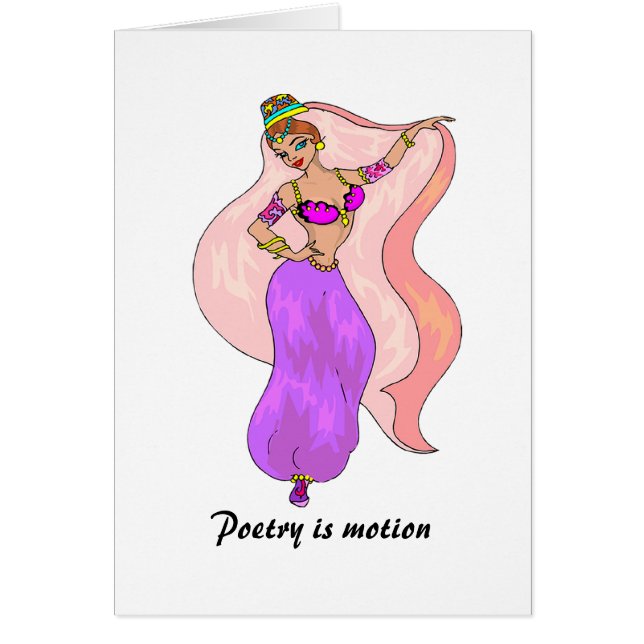Belly Dancer - Illustratie - Alle Occasion Use (Voorkant)