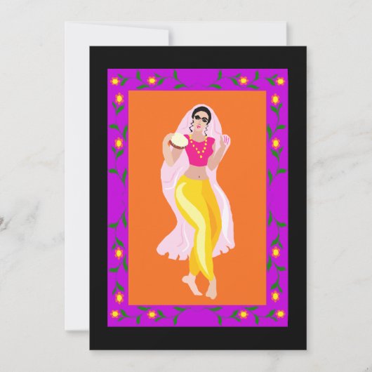 Belly Dancer Kaart (Voorkant)