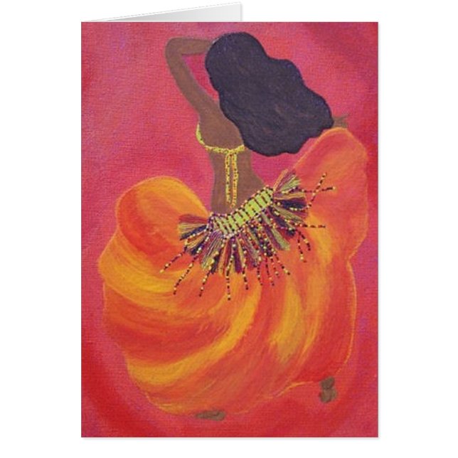 Belly Dancer-kaart (Voorkant)