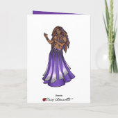 Belly Dancer Kaart (Achterkant)