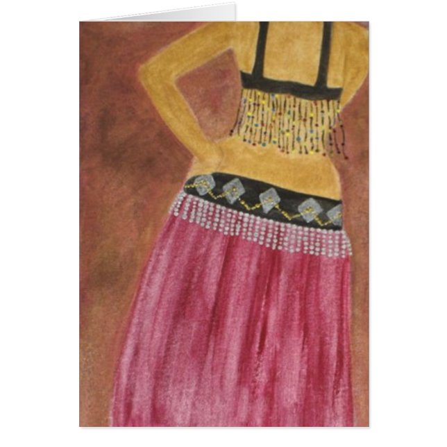 Belly Dancer-kaart (Voorkant)