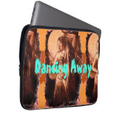 Belly Dancer met een Veil van Alexandra Cook iPad  Laptop Sleeve (Voorkant Rechts)