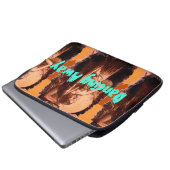 Belly Dancer met een Veil van Alexandra Cook iPad  Laptop Sleeve (Voorkant onderkant)