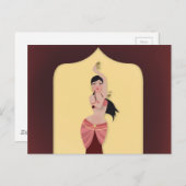 Belly Dancer Middle Eastern danser Briefkaart (Voorkant / Achterkant)