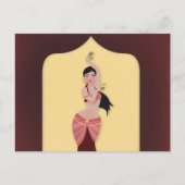 Belly Dancer Middle Eastern danser Briefkaart (Voorkant)