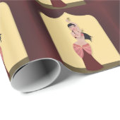 Belly Dancer Middle Eastern danser Cadeaupapier (Rol Hoek)