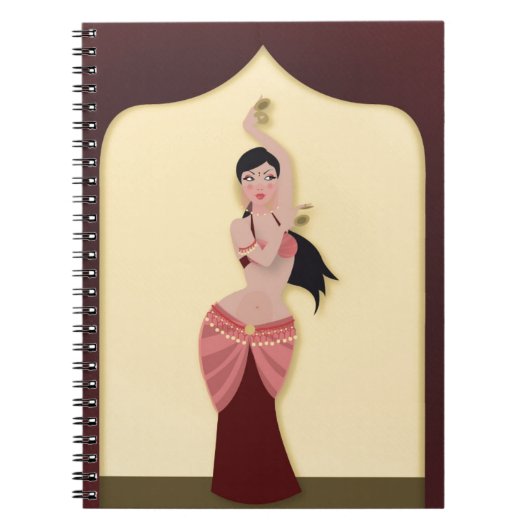 Belly Dancer Middle Eastern danser Notitieboek (Voorkant)