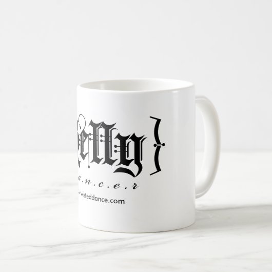 Belly Dancer Mok Black (Voorkant rechts)