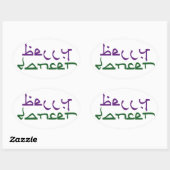 Belly Dancer Ovale Sticker (Vel)