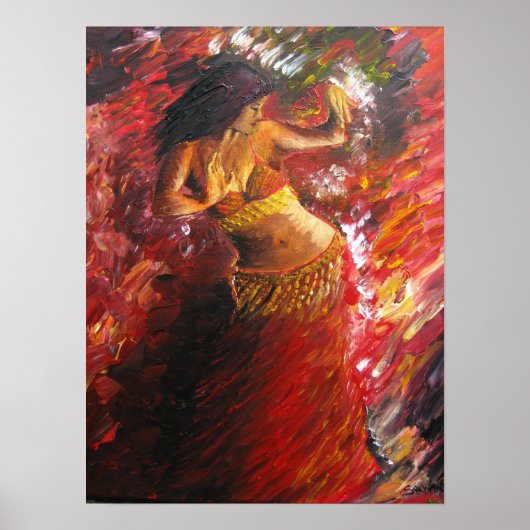 Belly Dancer Poster (Voorkant)