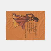 Belly Dancer Quote Dance elke dag Fleece Deken (Voorkant (Horizontaal))