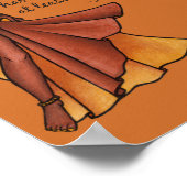 Belly Dancer Quote Dance elke dag Poster (Hoek)