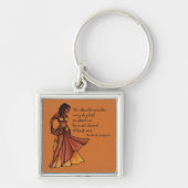 Belly Dancer Quote Dance Sleutelhanger (Voorkant)