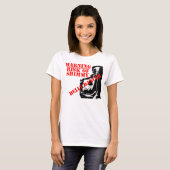 Belly Dancer - Risico van shimmy - Licht T-shirt (Voorkant volledig)