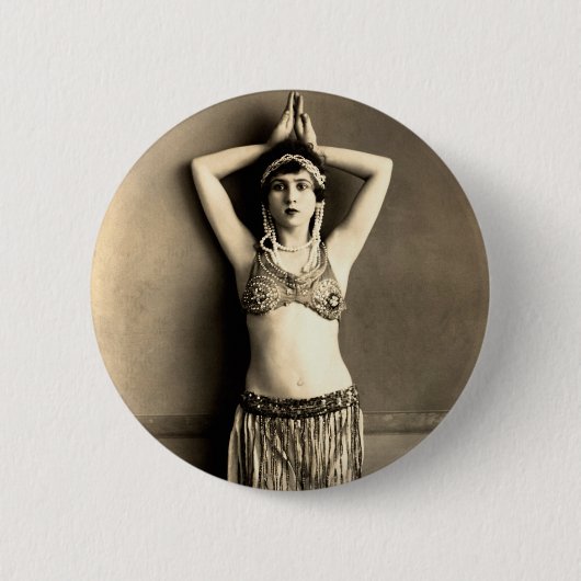 Belly Dancer Ronde Button 5,7 Cm (Voorkant)