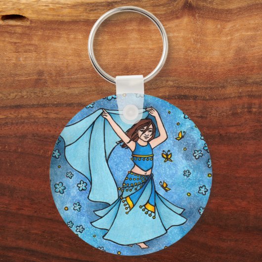 Belly Dancer Sleutelhanger (Voorkant)