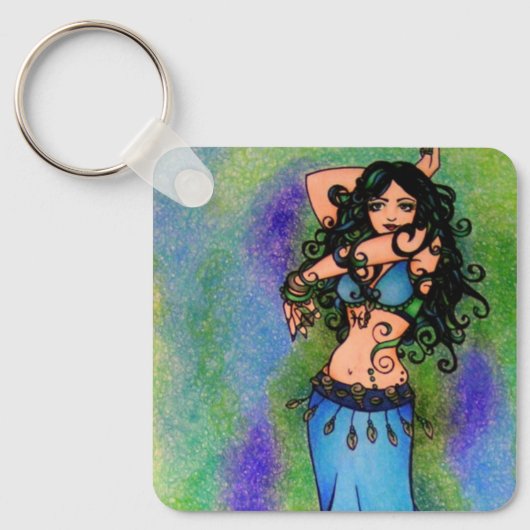 Belly Dancer Sleutelhanger (Voorkant)