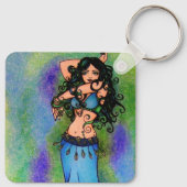 Belly Dancer Sleutelhanger (Achterkant)