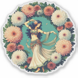 Belly Dancer Sticker