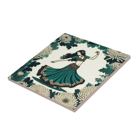 Belly Dancer Tegeltje (Zijkant)