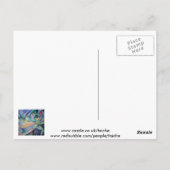 Belly Dancer uit het Midden-Oosten met parelvezel Briefkaart (Achterkant)