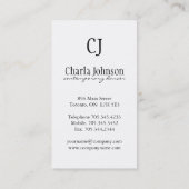 BELLY DANCER VISITEKAARTJE (Achterkant)