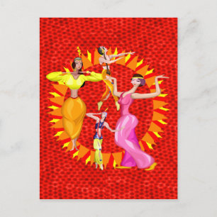 Belly Dancers Briefkaart