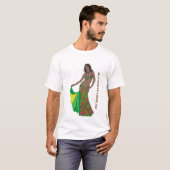 Belly Dancers Cool dans design. T-shirt (Voorkant volledig)