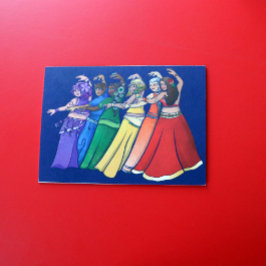 Belly Dancers Feestdagen Kaart