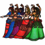 Belly Dancers Fotobeeldje Ornament<br><div class="desc">Ideaal voor de kerstboom van de buikdansers - het ornament van de buikdanser is zeer uniek en zeer verzamelbaar - verzamel alle ornamenten van de buikdanseres voor een volledig buikdanskerstboom. Originele Belly Dance-kunst van Lacy Chenault. Kan ook worden aangepast om een speld, een zeer belangrijke ketting, of een magneet te...</div>