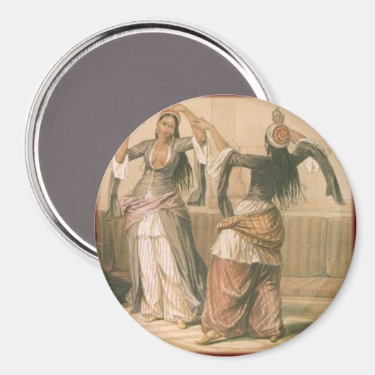 " Belly Dancers" Magneet (Voorkant / Achterkant)