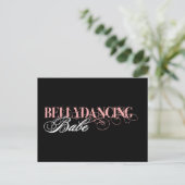 Belly Dancing Babe Briefkaart (Staand voorkant)