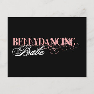 Belly Dancing Babe Briefkaart
