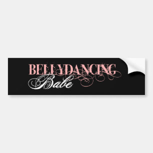 Belly Dancing Babe Bumpersticker