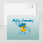 Belly Dancing Chick #3 Briefkaart (Voorkant / Achterkant)