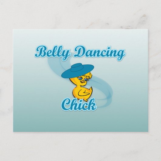 Belly Dancing Chick #3 Briefkaart (Voorkant)