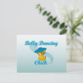 Belly Dancing Chick #3 Briefkaart (Staand voorkant)
