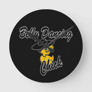 Belly Dancing Chick #4 Ronde Klok