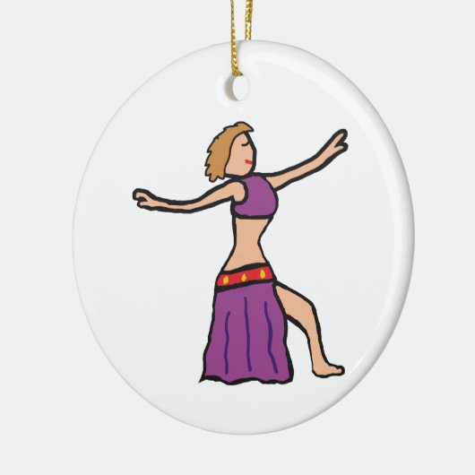 Belly Dancing Keramisch Ornament (Links)