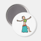 Belly Dancing Magneet (Voorkant / Achterkant)