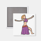 Belly Dancing Magneet (Voorkant / Achterkant)