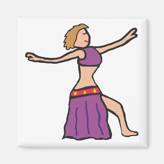 Belly Dancing Magneet (Voorkant)